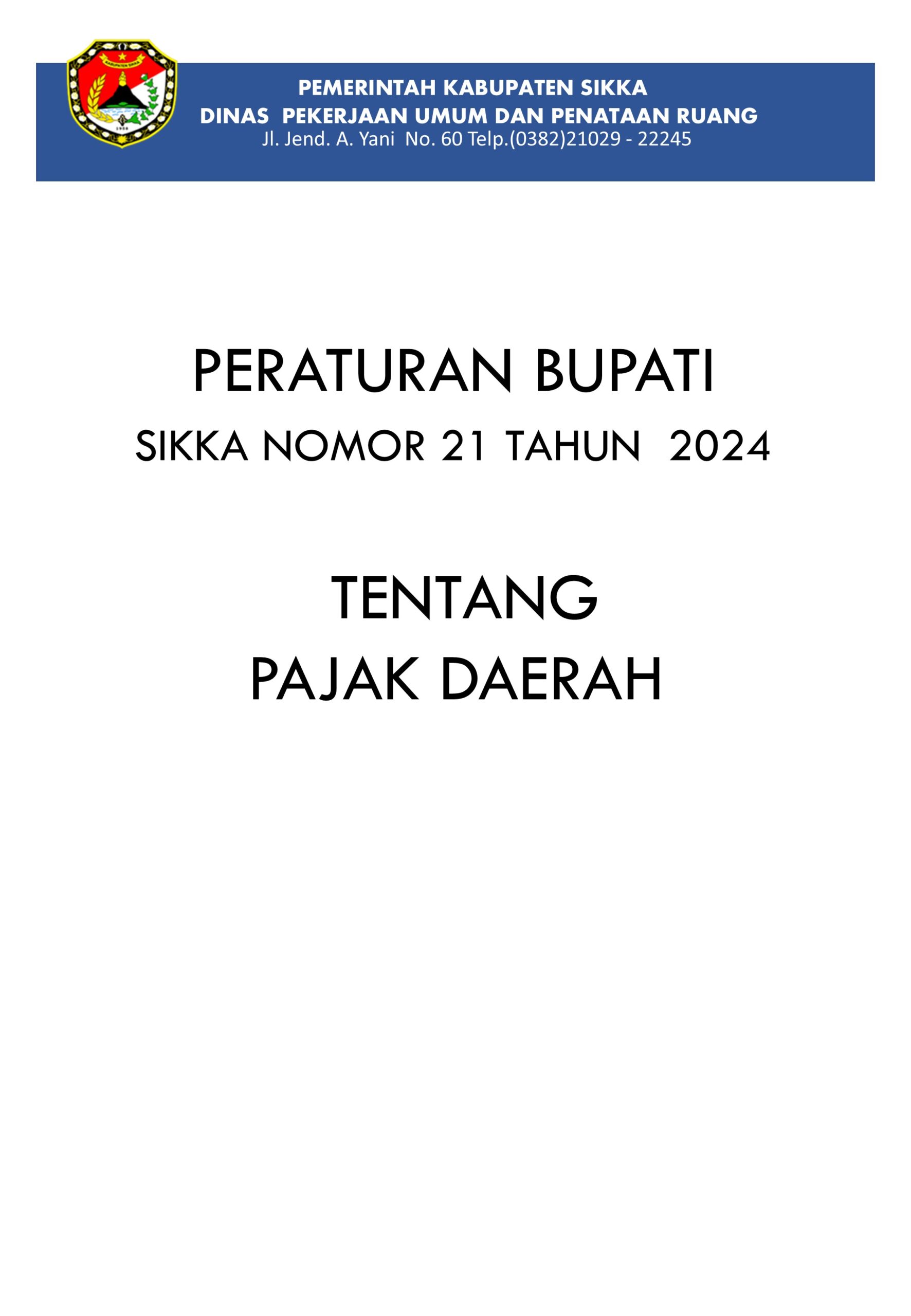 Perbup 21 2024 Pajak Daerah-1