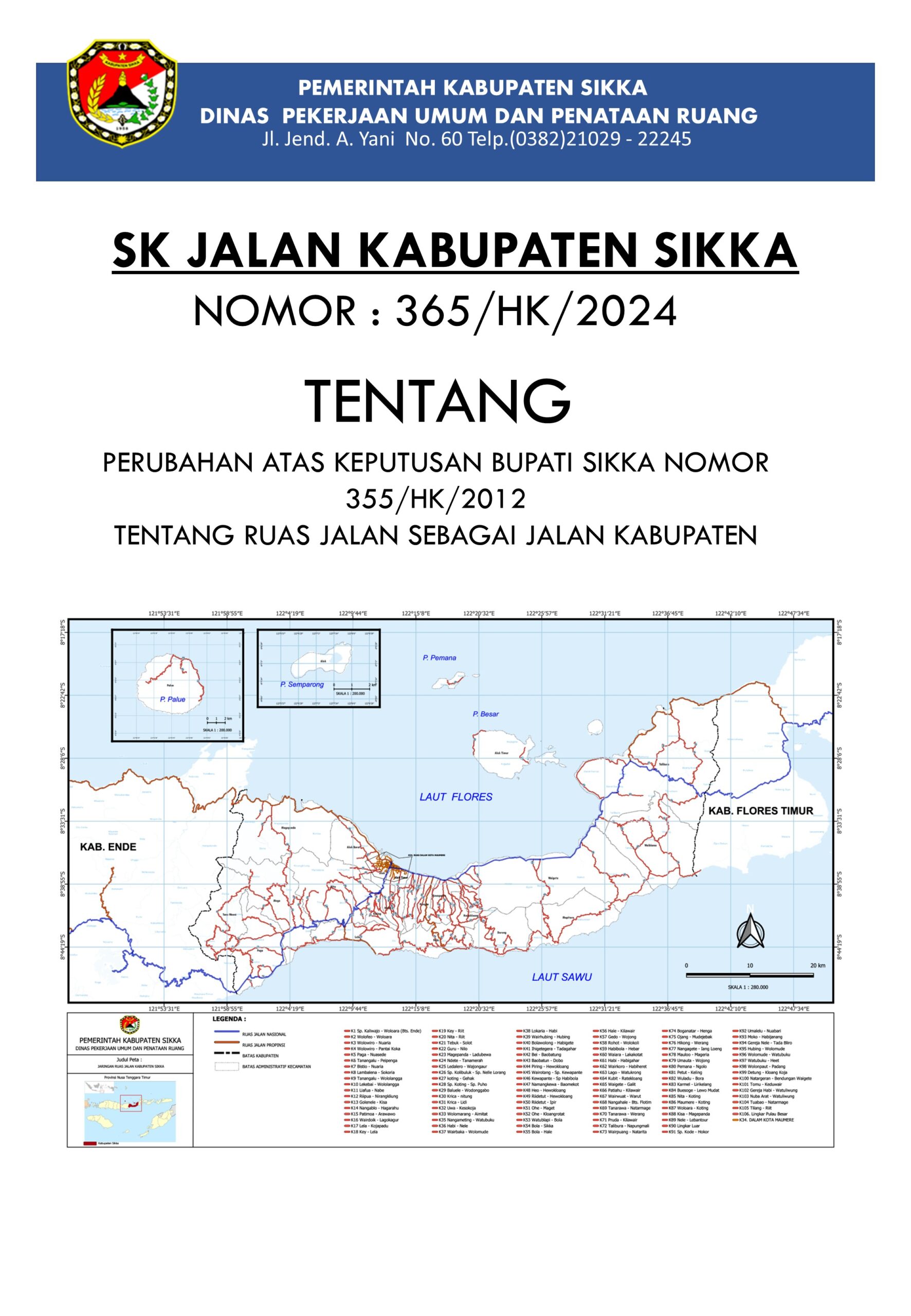 SK Ruas Jalan Kab Sikka 2024